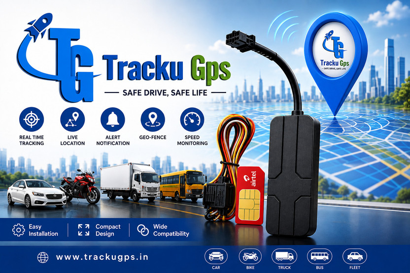 trackugps Pro GPS Vehicle Tracking Device with Real Time Location,for all vehicles. GPS Device(Black)