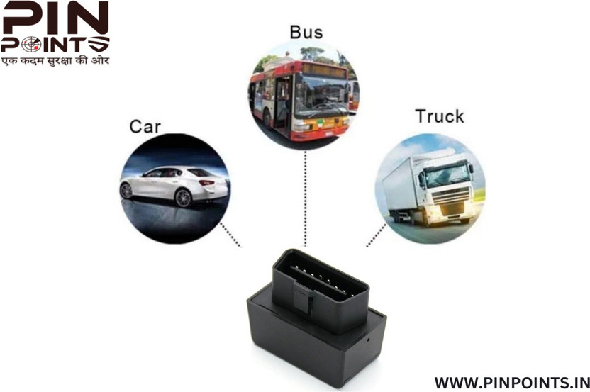 Pin Point DOCTOR LOCATOR OBD - Car Health locate Voice Monitor Waterproof ( Made In India) GPS Device(Black)