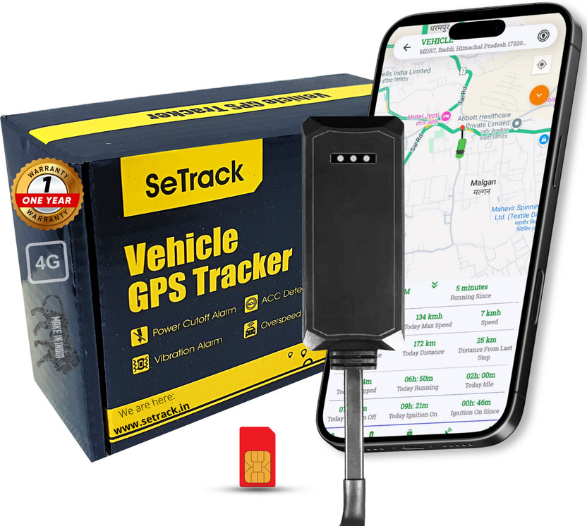 SETRACK SE-03 4G GPS Device(Black)