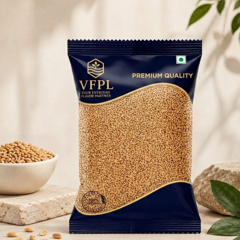 VFPL Premium Lokwan Wheat Fresh Farm Quality Grain Pack Whole Wheat(5 kg)