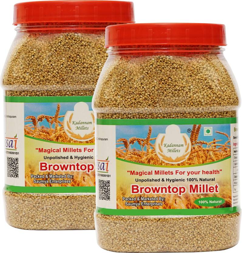 Kadannam Millets (Unpolished & Organic) Natural Grain Kadannam Browntop