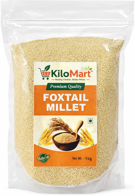 KiloMart KiloMart Foxtail Millet 1kg | High Fibre Healthy Grain | Unpolished | Foxtail Millet(1 kg) - Flipkart Deal
