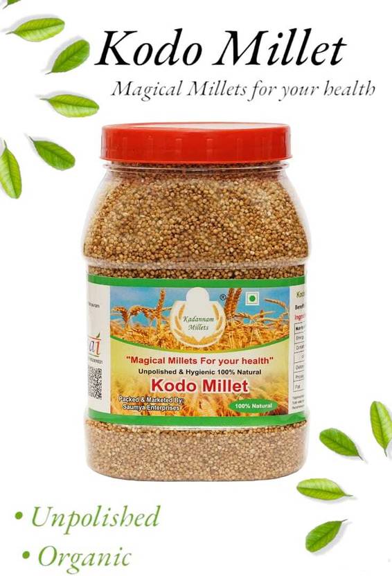 Kadannam Millets (Unpolished & Organic) KODO Varagu Siridhanya