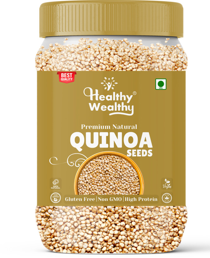 Healthy Wealthy White Quinoa Seeds for Weight loss Management Quinoa(400 g)