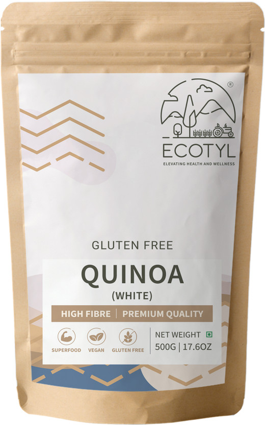 Ecotyl Quinoa (White) | Gluten Free | High Protein Quinoa(0.5 kg)