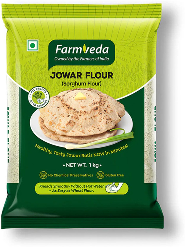 farmveda Jowar (Sorghum) Flour(1 kg)