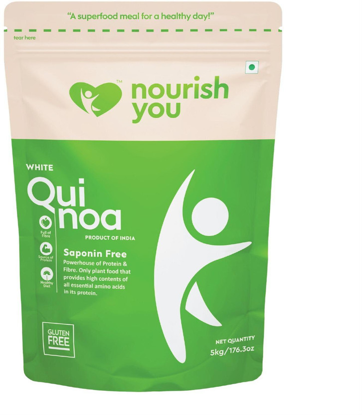 Nourish You Weight Management Glutten Free, High Protein & Fibre Quinoa(5 kg)