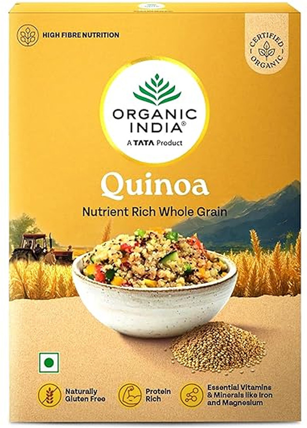 ORGANIC INDIA Quinoa 500 g | Whole Grain | High Protein Quinoa(500 g)