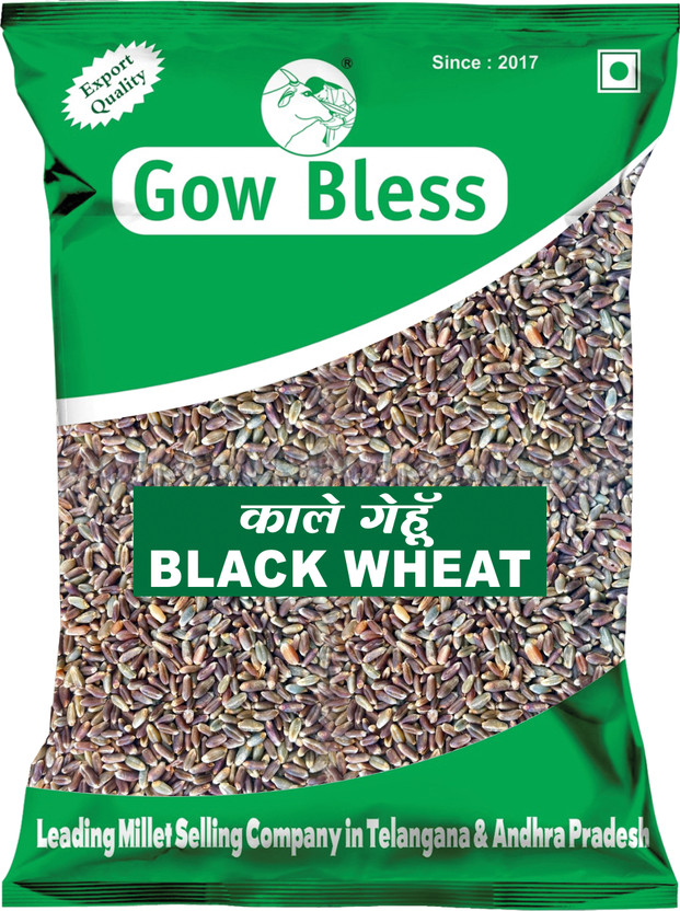 Gow Bless Black Wheat – 1kg | High Antioxidant Wheat | Nutrient Rich Whole Wheat(1 kg)