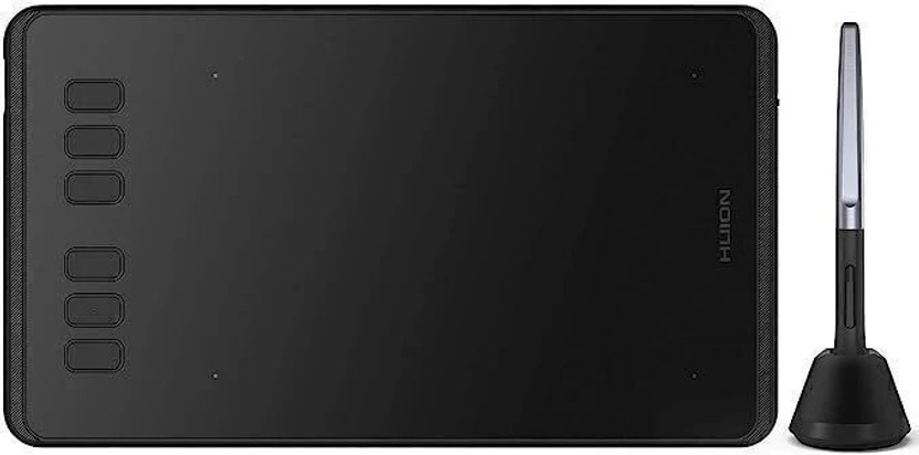 HUION H640P INSPIROY 6.3 x 3.9 inch Graphics Tablet Connectivity - USB(Black)