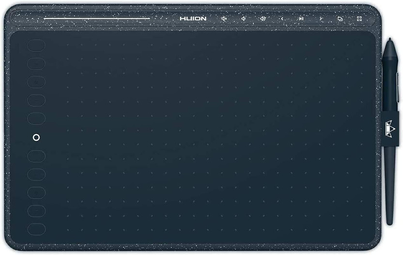HUION HS611  Digital Drawing Graphic Tablet 10x6" | 8192 Levels 10 x 6 inch Graphics Tablet Connectivity - USB(Starry Blue)
