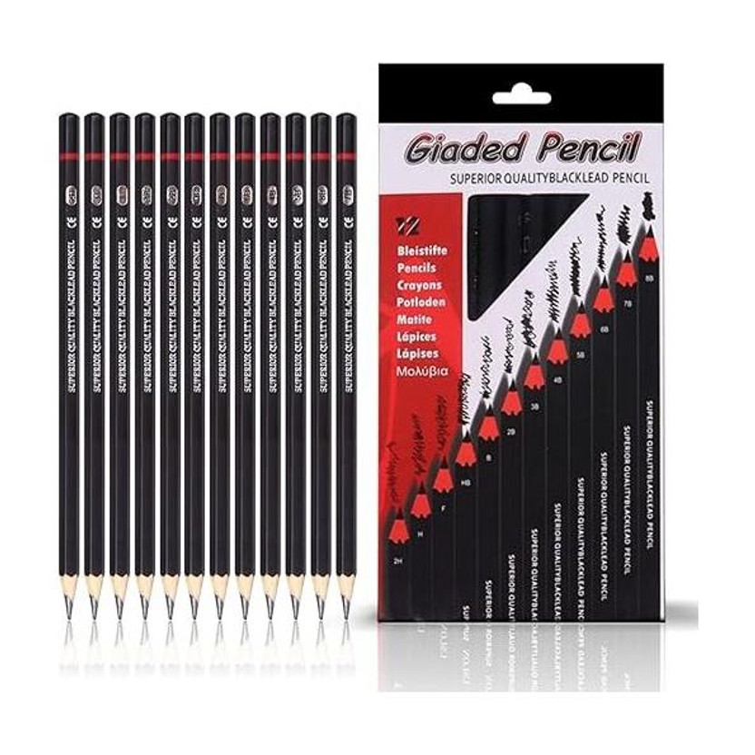 PEACORA R,2B,3B,4B,5B,6B,7B,8B,F,H,HB,2H Pencil(Pack of 12)