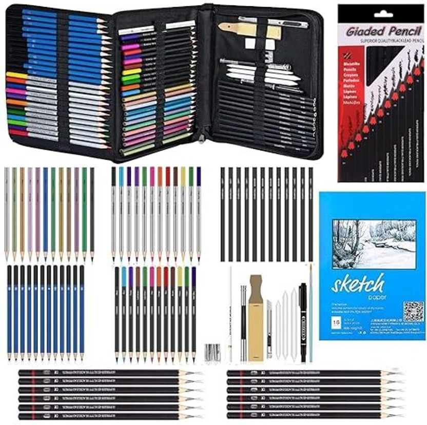 PEACORA 2H,H,F,HB,B,2B,3B,4B,5B,6B,7B,8B Pencil(Pack of 88)