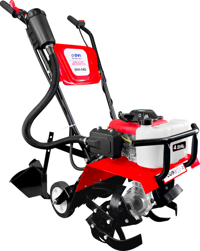 DVI DVI 142CC Petrol Engine Power Tiller With Plough Att. for Weeding, Soil Preparation Fuel Grass Trimmer(Automated Feed) - Flipkart Deal