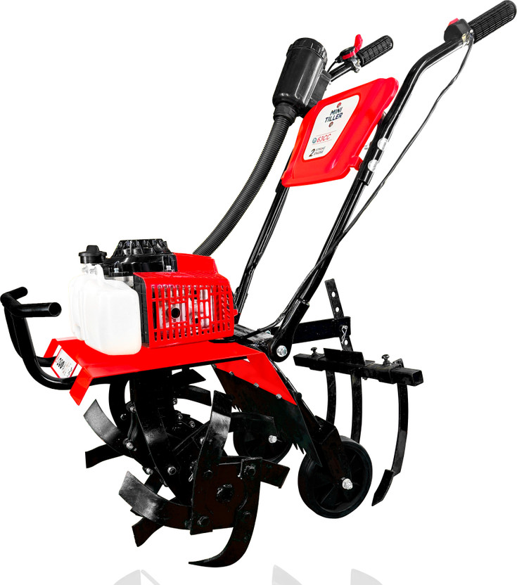 DVI 63cc 2 Stroke Petrol Engine Weeder | Come with Cultivator Attachment for Weeding Fuel Grass Trimmer(Automated Feed)