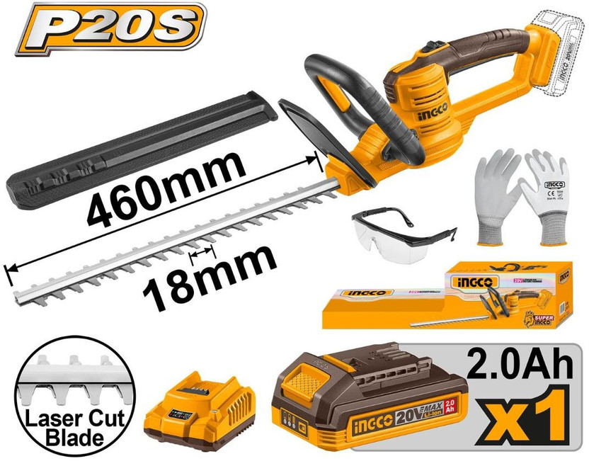 INGCO CHTLI20461 Cordless Grass Trimmer(Manual Feed)