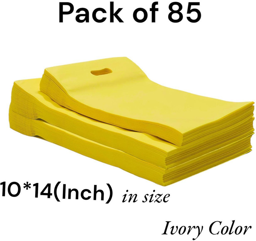 CARRY CLOUD Pack of 85 Grocery Bags(Yellow)