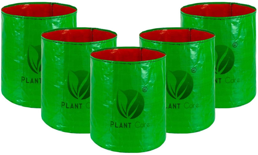 PLANT PLANT CARE PLANT CARE Big Grow Bags (HDPE, Green) for Fruit Trees (9X9 Inch, Pack Of 5) Grow Bag - Flipkart Deal