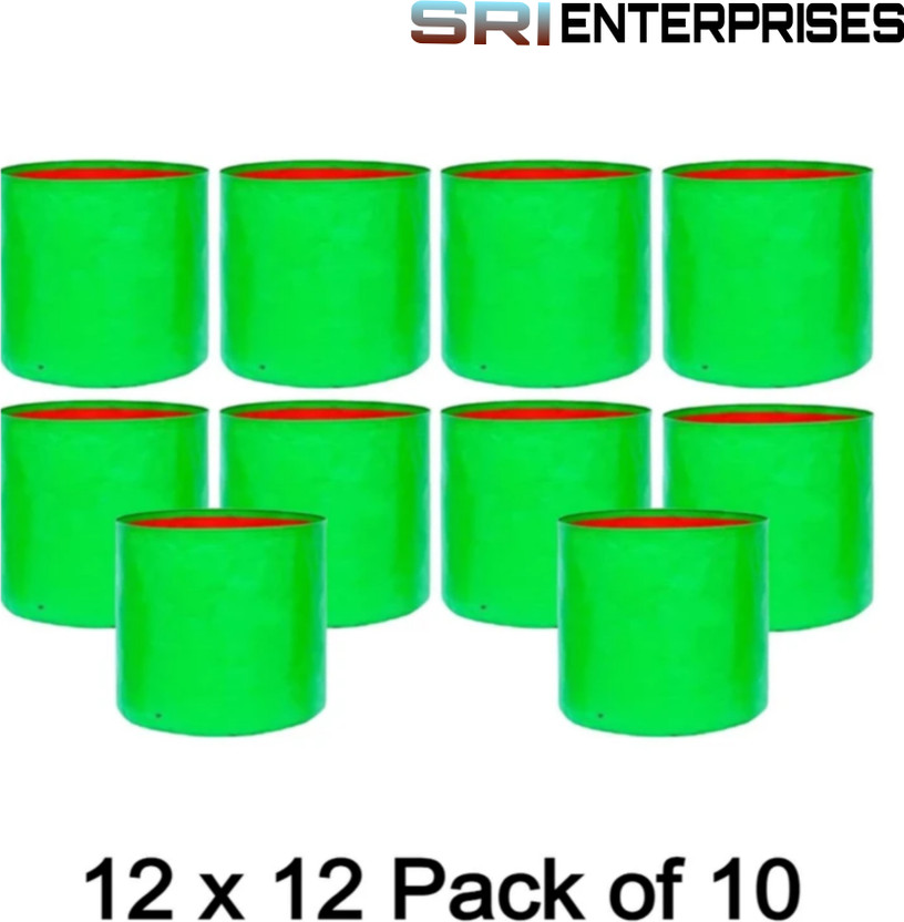 SRI RAM ENTERPRISES Grow Bags 12 x 12 inch, Terrace Gardening, Vegetable, Fruits Planting bags Grow Bag