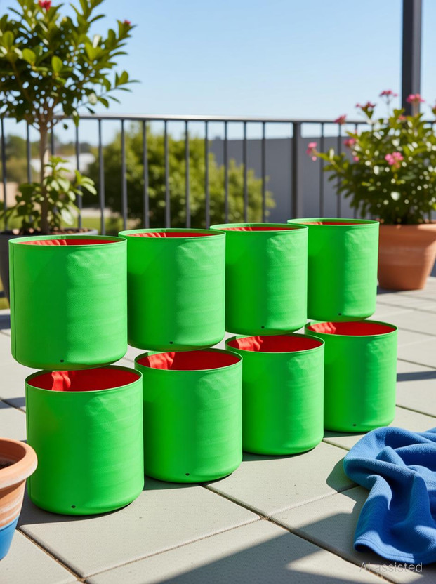 RVSGARDENMEN RVSGARDENMEN Flower Plants Pots Terrace Gardening Grow Bag (12" X 12") - (Pack of 10) Grow Bag - Flipkart Deal