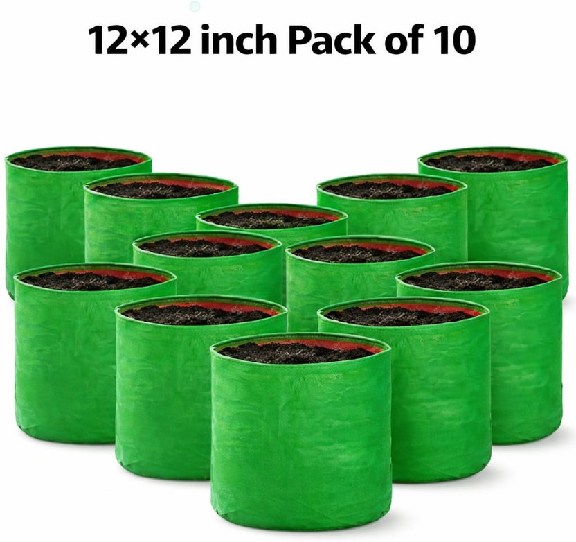 Agroskyy Agroskyy GARDENING, agroskyy, 12*12 inch pack of 10 Grow Bag - Flipkart Deal