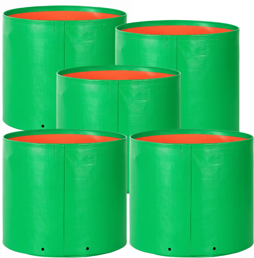 SRE HDPE 220 GSM Terrace Gardening Grow Bag (15 X 15 inch) -Pack of 5 Grow Bag