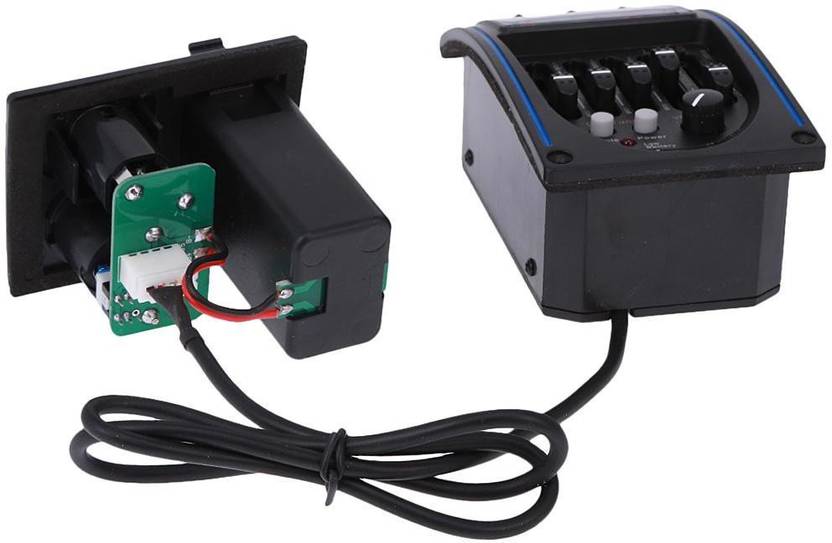Calandis Classic 5Band Preamplifier EQ Equalizer Pickup Tuner Kit for Acoustic Guitar Parts