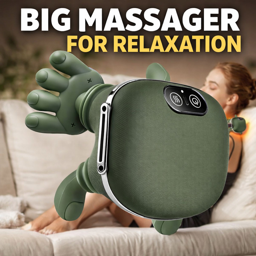 Hespa Body Massager for Relaxation | Deep Tissue Muscle Relief & Stress Therapy Device