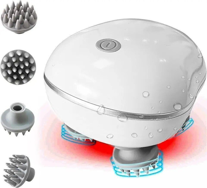 NUVIO Hair Growth & Relaxation Scalp Massager | Cordless Electric Head Massager