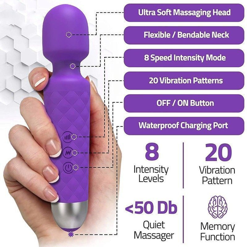 VAGHASIYAst Multi Speed Cordless Rechargeable Vibrator Massage for Female Personal Body