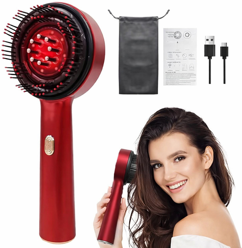 EGAL EGAL Cordless Electric Scalp Massager Comb with Oil Applicator – Rechargeable - Flipkart Deal