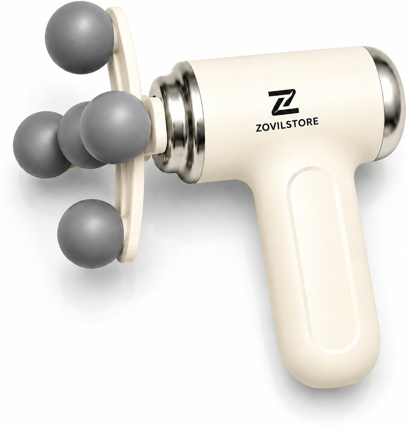 Zovilstore Zovilstore Deep Tissue Muscle Massager for Pain Relief –Portable 5-Head Percussion massager - Flipkart Deal