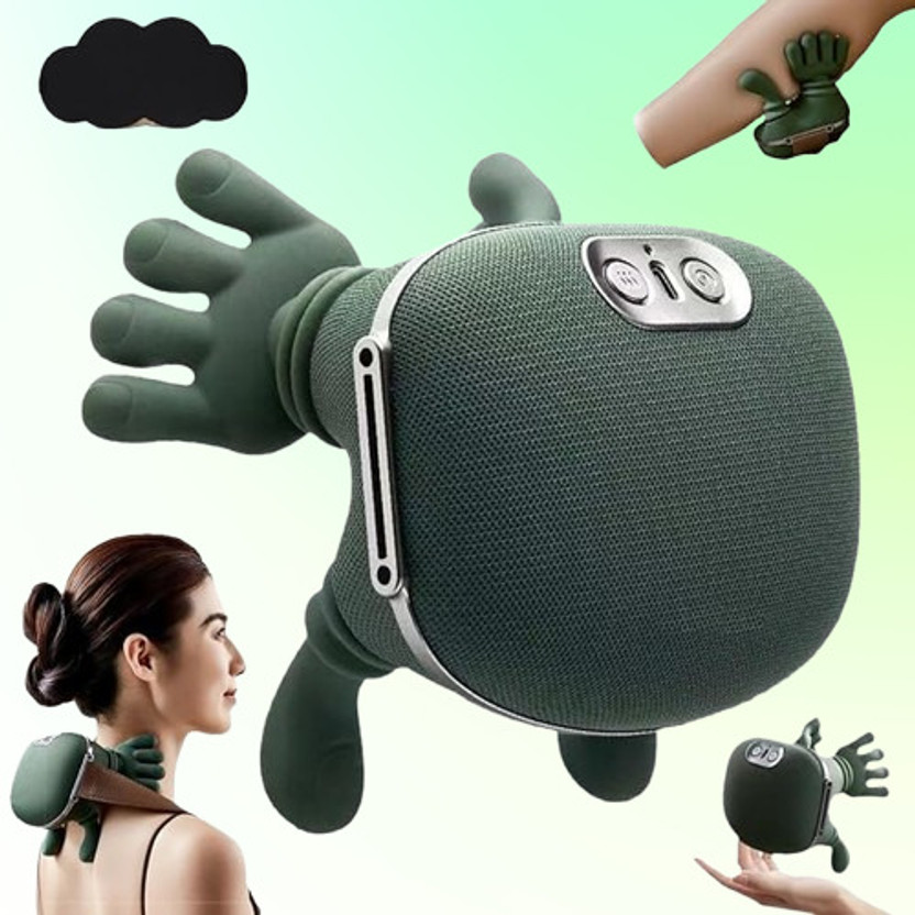 BLOCKRACE ,Deep Kneading Wellness Therapy Device4D Bionic Heated Neck massager