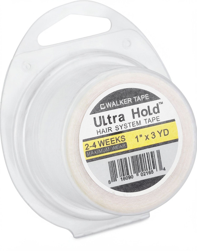 Ultra Hold Waterproof Double-Sided Hair System Tape (1'X3 Yard) Hair Accessory Set(White)