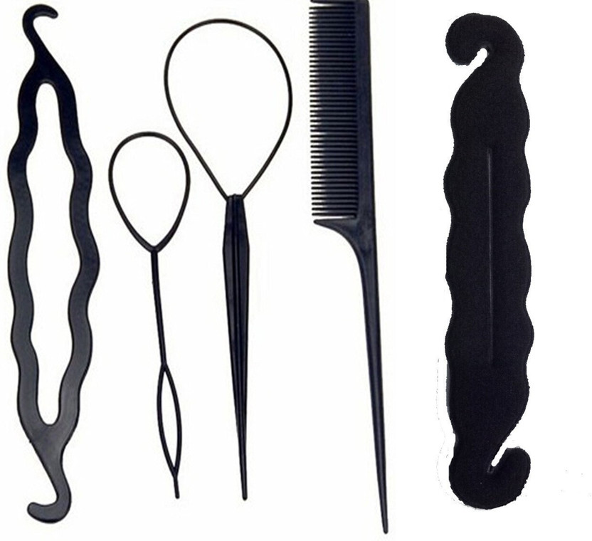 NERR hair accessories /5p/c combo set / hair accessories / Hair Accessory Set(Black)