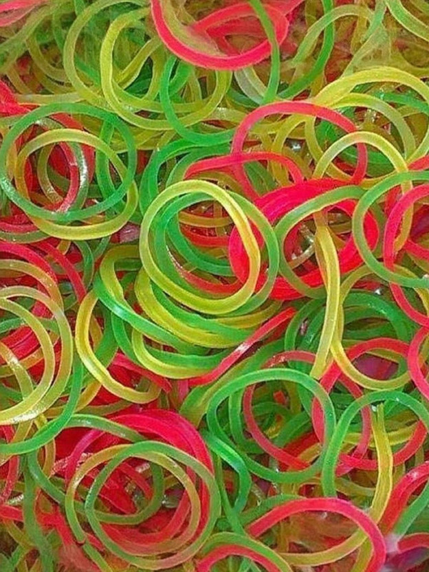 Beauty Bazaar Rubber Band for Home, Kitchen and Office Rubber Band(Multicolor)