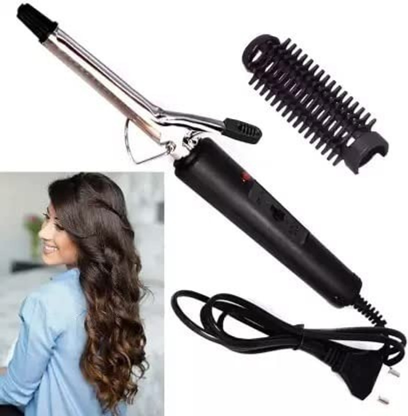 KRIYAART New Hair Curler (Black), Hair Curling Iron For Women, Curler Personal Care Appliance Combo(Hair Curler)
