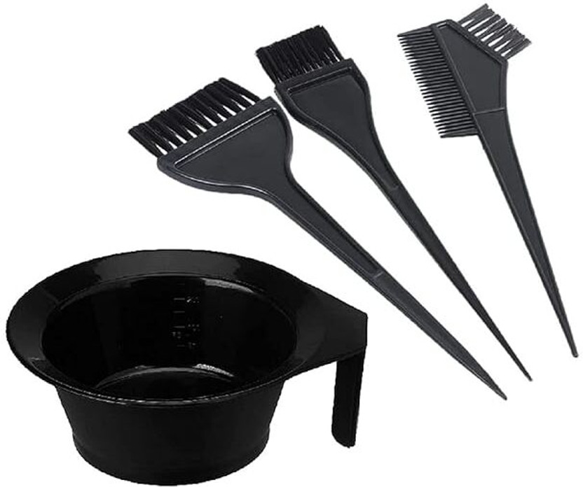 KGBTREADS hair coloring plastic dye 3brush and bowl
