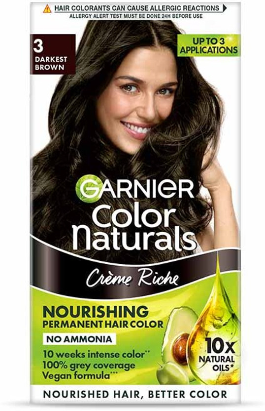 GARNIER Color Naturals Mini, Shade 300 , Darkest Brown