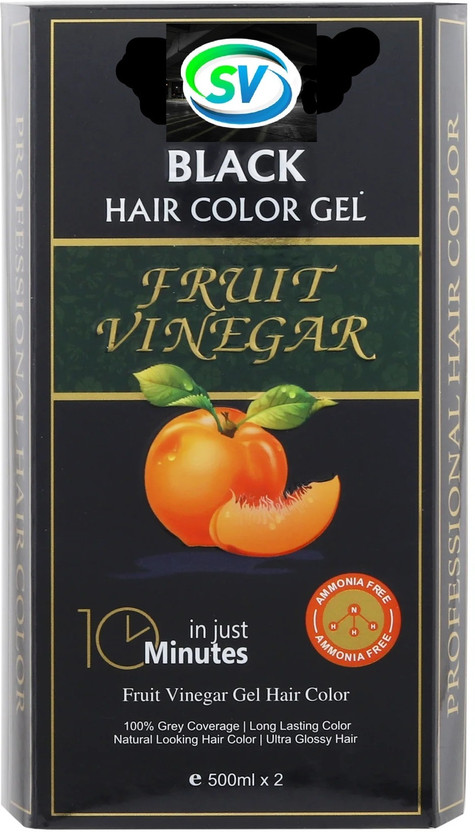 sv sv global india FRUIT VINEGAR HAIR GEL bottles , Black - Flipkart Deal