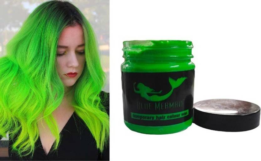 BLUEMERMAID Best Green Hair Wax Color Temporary Hair Dye Wax Natural