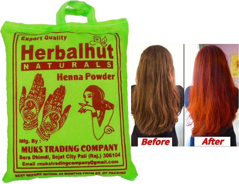 HERBALHUT NATURALS Natural Rajasthani Henna Mehandi powder Red 1000gm