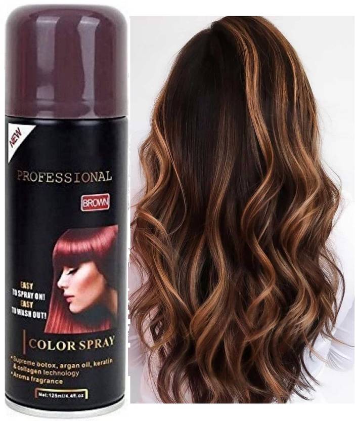 imelda Washable Hair Dye Hairstyle Hair Color Spray , brown Price in