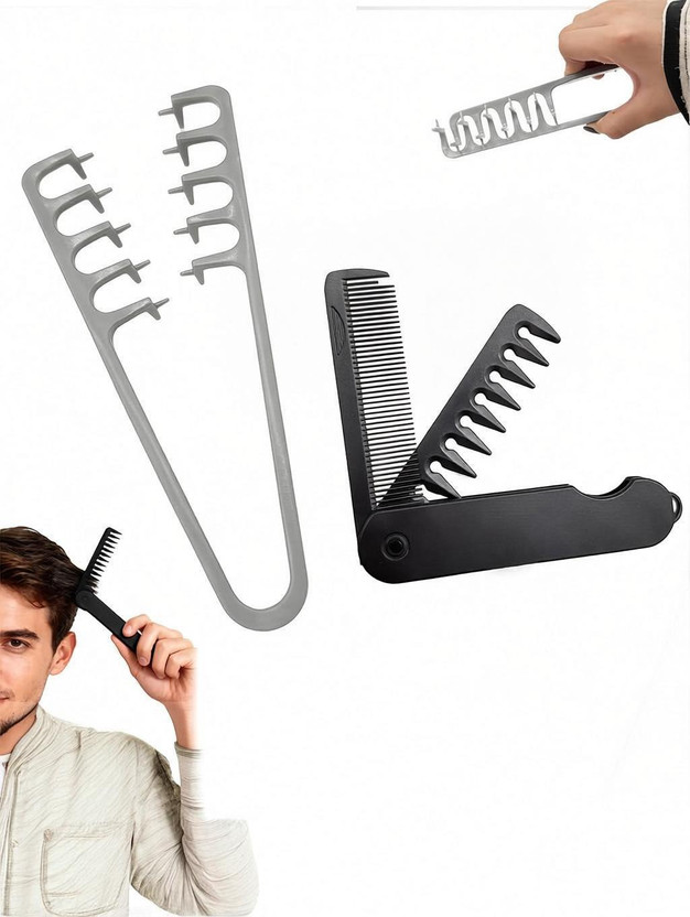 ORTIZA ORTIZA Volumizing Hair Styling Comb Set for Men with Root Lift and Texture Tools - Flipkart Deal