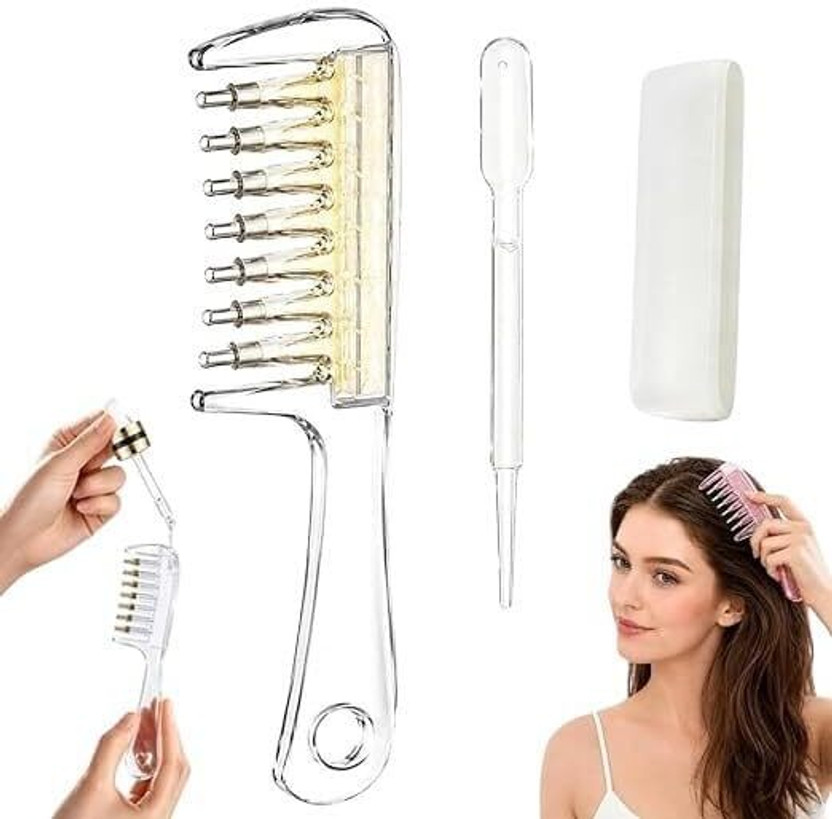 JiyanEcommerce Scalp Massager and Liquid Dispenser Bottle