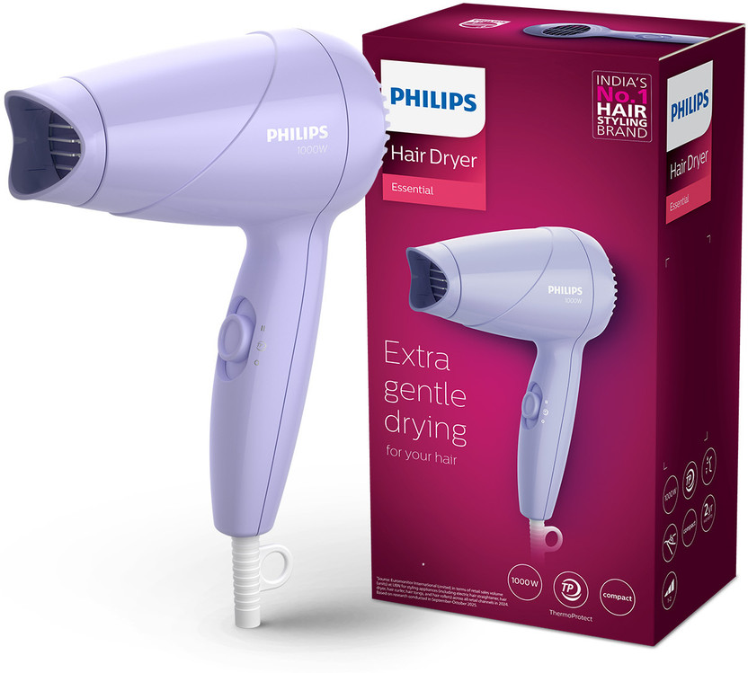 PHILIPS 8144/46 Hair Dryer(1000 W, Light Purple)