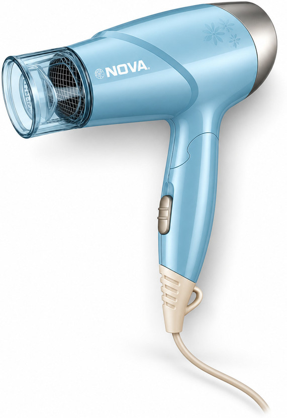 NOVA NHP 8203 Hair Dryer(1400 W, Blue)
