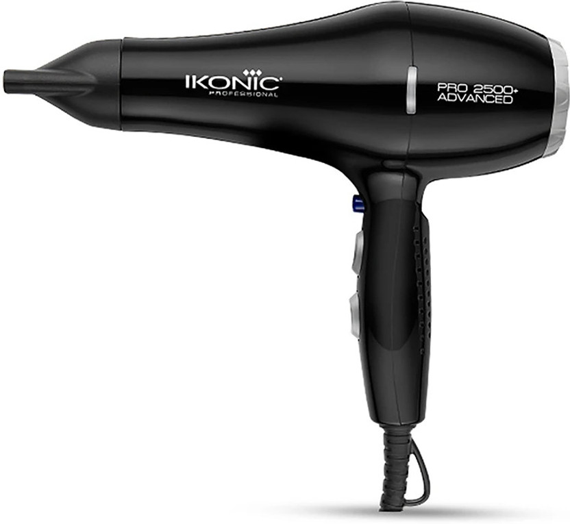 Ikonic Professional High-performance 23000 RPM AC Motor with Multiple speed settings 2500+ Advanced Hair Dryer(2800 W, Black)