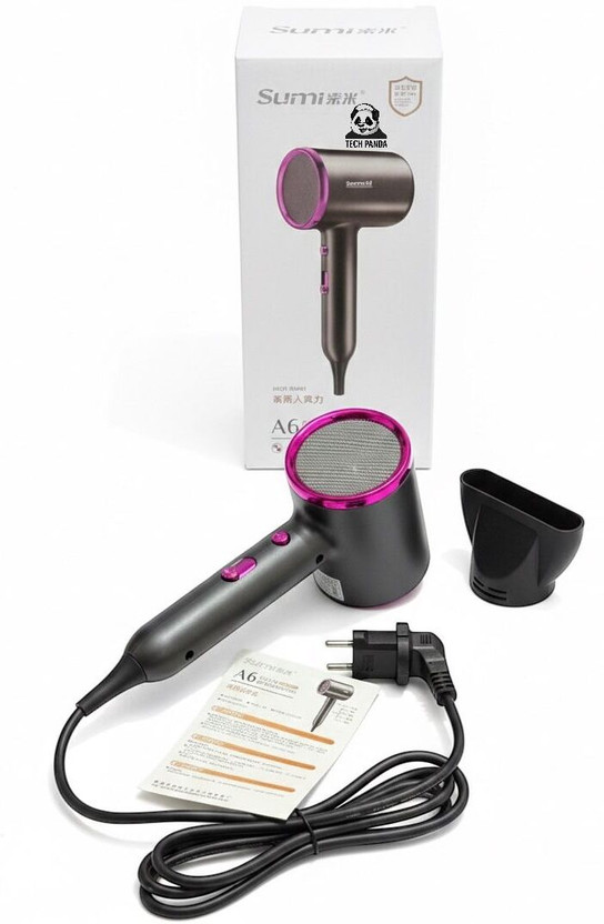 TECHPANDA 1800W High Speed Hair Dryer with Automatic Temperature Control, 2 Modes Hair Dryer(1800 W, Black)
