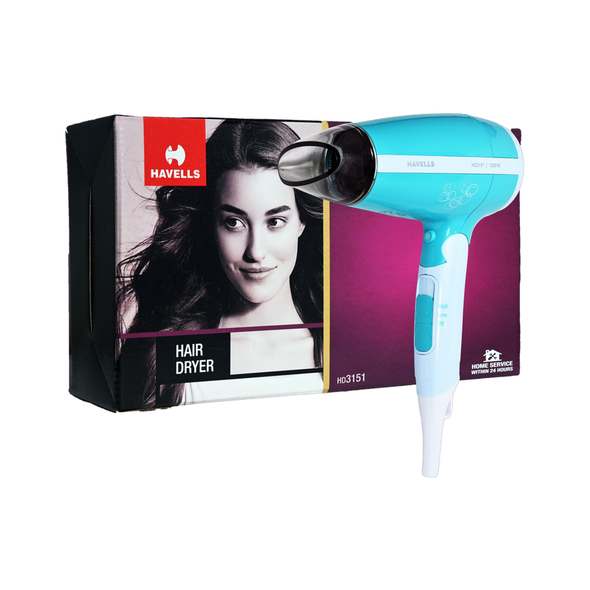 HAVELLS HD3151 Hair Dryer(1200 W, Turquoise Blue, White)